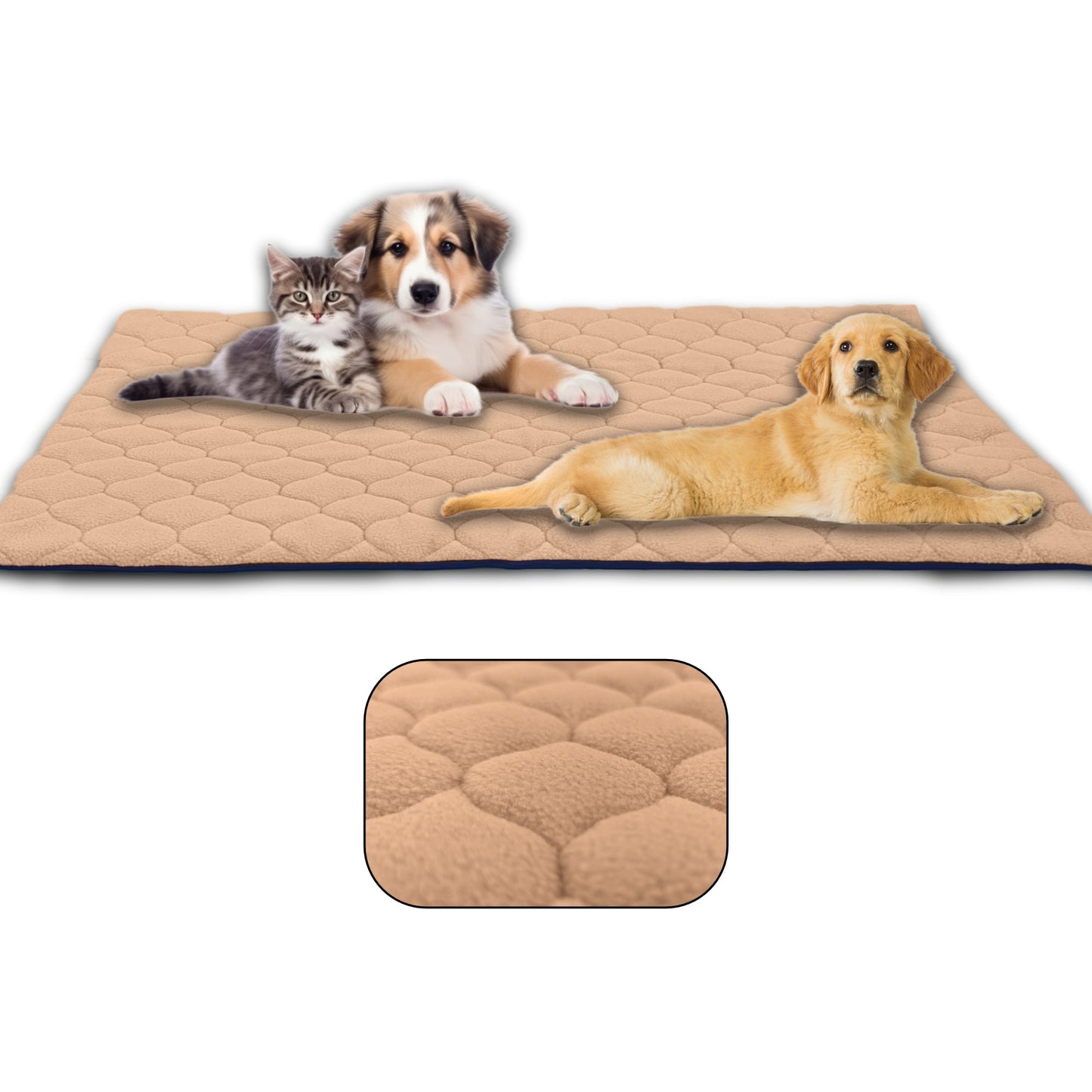 Waterproof and Comfortable Mat for Dogs and Cats - Protects Everything, No Liquid Passes Through - Available in 5 Colors and 5 Sizes