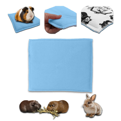 Fleece Guinea Pig and Rabbit Play Mat - All in One, it's a Blanket, a Giant Tunnel, a House, a Cushion and a Bed - Comfortable - Available in 3 Colors and 6 Sizes