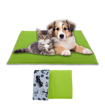 Coussin Réversible pour Chien et Chat - Face Polaire Douce et Absorbante et Face lisse et Fraiche en Polyester - Disponible en 3 couleurs et 4 tailles