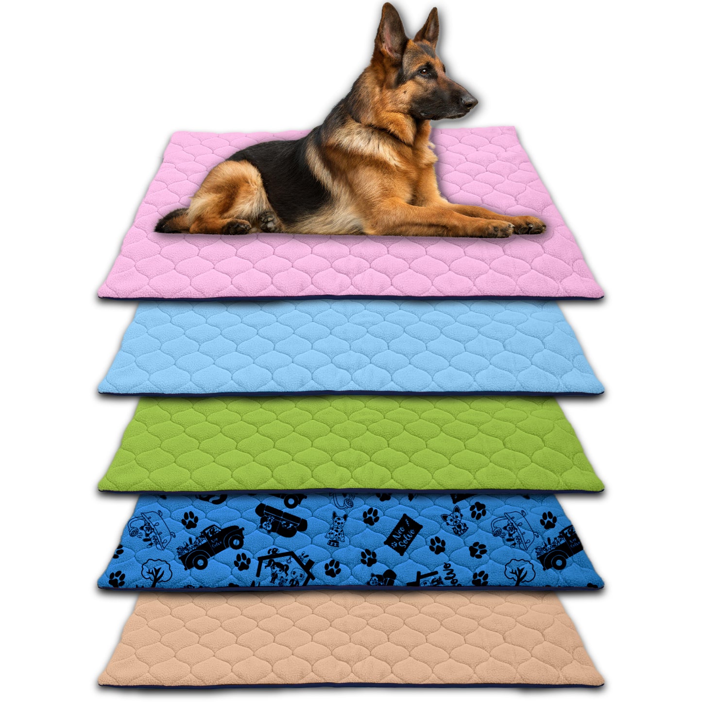 Waterproof and Comfortable Mat for Dogs and Cats - Protects Everything, No Liquid Passes Through - Available in 5 Colors and 5 Sizes