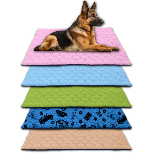 Tapis Imperméable et Confortable pour Chien et Chat - Protège Tout, Aucun liquide ne passe à travers - Disponible en 5 couleurs et 5 tailles